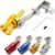 Exhaust Pipe Oversized Roar Maker for Cars and Motorcycles, Car Turbo Sound Whistle Car Exhaust Sound Booster, Exhaust Tailpipe Blow Off Valve Bov Aluminum Universal Auto Accessories (S, Yellow)