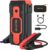 NEXPOW Battery Jump Starter 2500A Car Jump Starter (up to 8.0L Gas/8L Diesel Engines) 12V Car Battery Booster Pack with USB Quick Charge 3.0 and 4 LED Modes Red Blue Warning