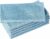 6 Pack Microfiber Glass Cleaning Cloth, 16 Inch X 16 Inch, Lint Free Quickly Clean Window, Glasses, Windshields, Mirrors, and Stainless Steel, Blue